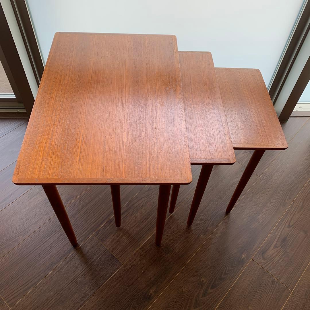 北欧デンマークヴィンテージネストテーブル