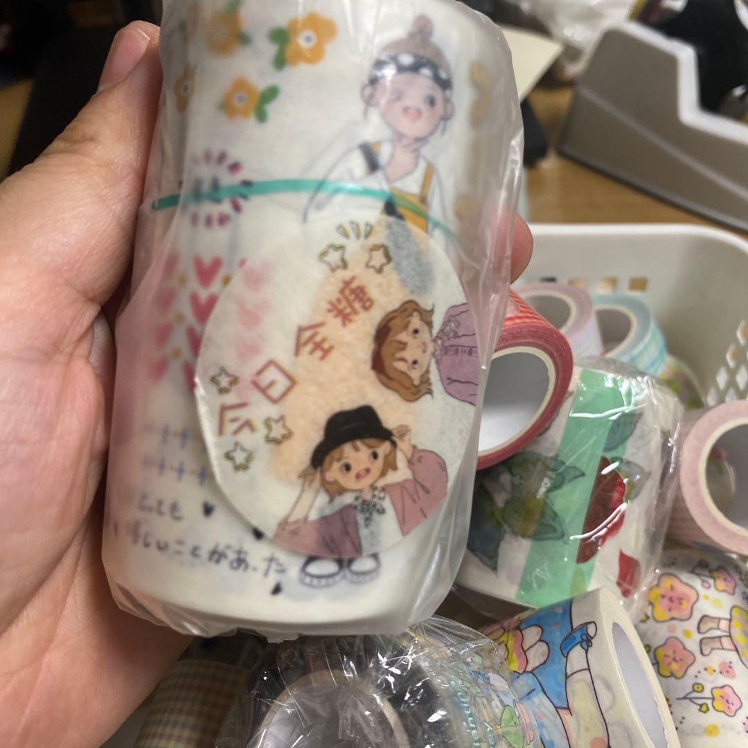 カラフルなデザインのマスキングテープセット