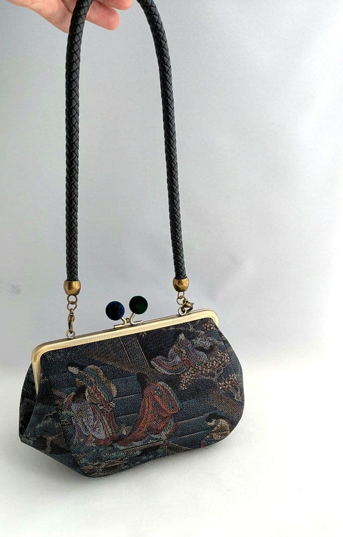 Miyuki窓口 大島紬 がばっとコスメポーチ　　 お2つ