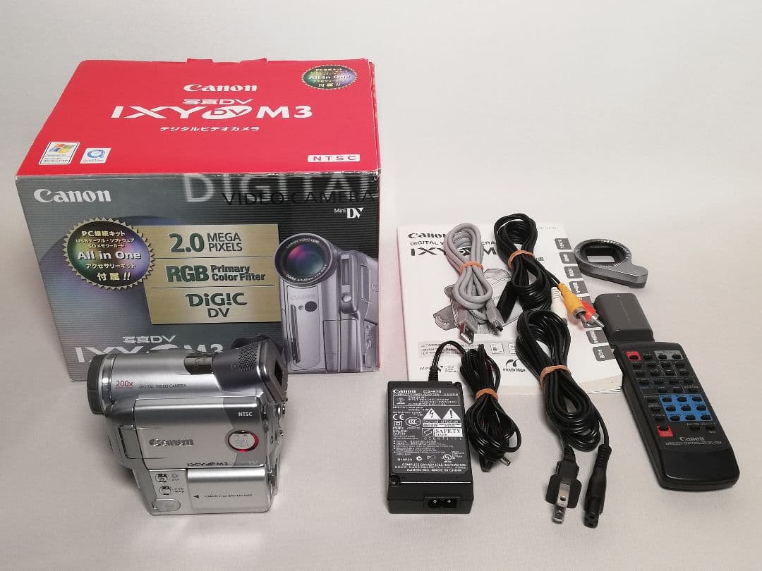 【録・再OK】 Canon IXY DV M3ビデオカメラ miniDV
