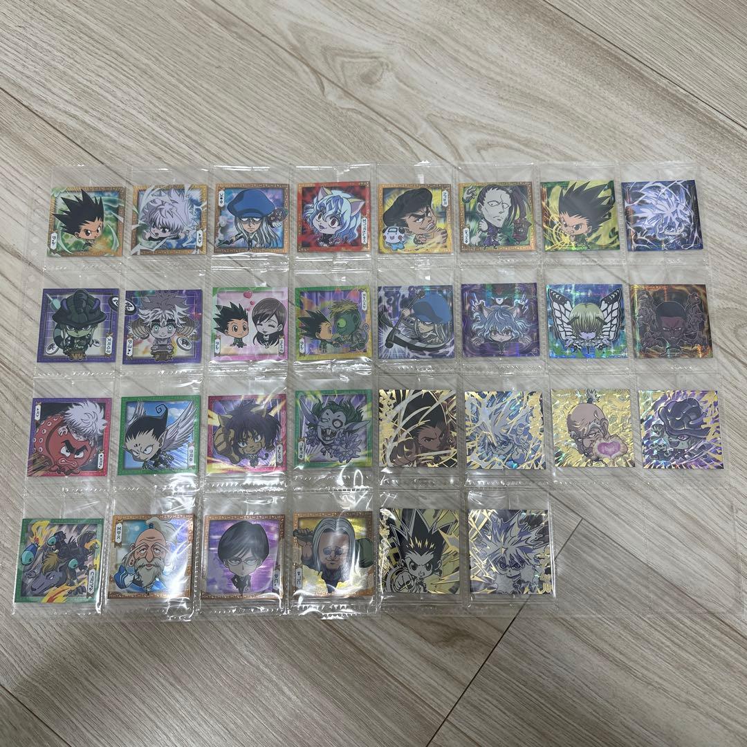 ハンターハンター　シール　ウエハース　1〜5フルコンプ　6 8