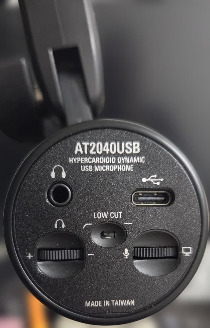 Audio-Technica AT2040USB+AT8176ウインドスクリーン