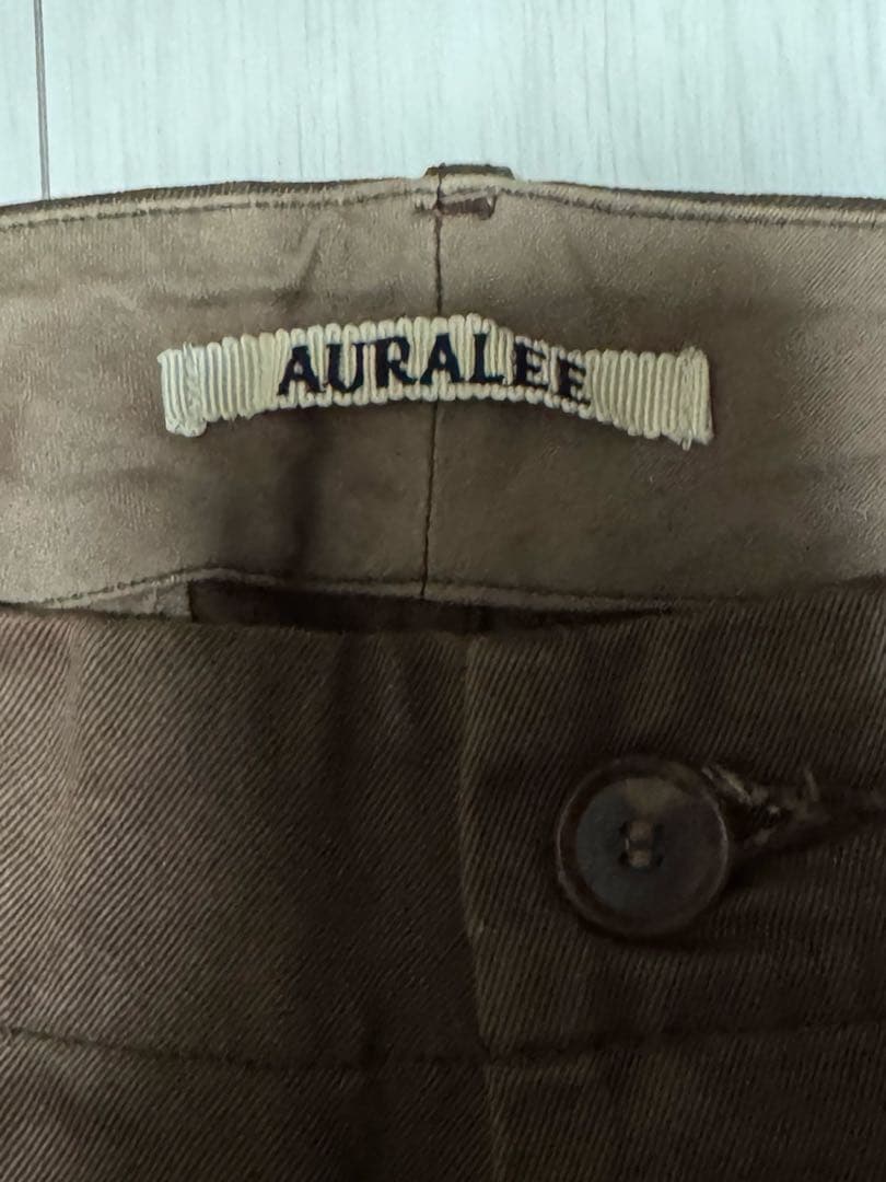 AURALEE WIDE PANTS ワイドチノパンツ