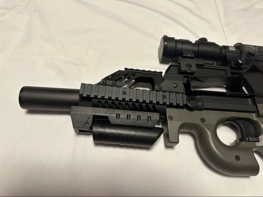 【カスタム済】東京マルイ P90 電動ガン エアガン ミリタリー　攻殻機動隊風