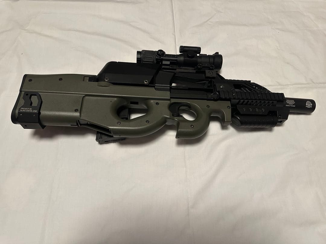 【カスタム済】東京マルイ P90 電動ガン エアガン ミリタリー　攻殻機動隊風