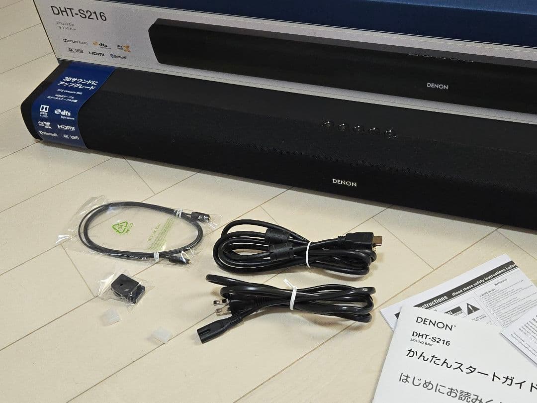 【美品/人気】DENON DHT-S216 サウンドバーBluetooth対応