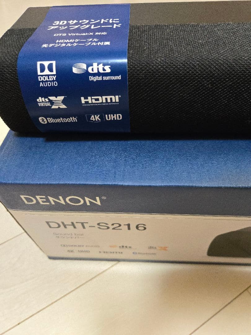 【美品/人気】DENON DHT-S216 サウンドバーBluetooth対応
