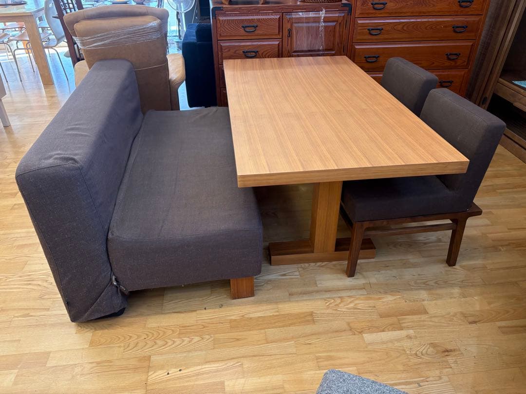 M080 ダイニング4点セット ダイニングテーブル 幅1500mm