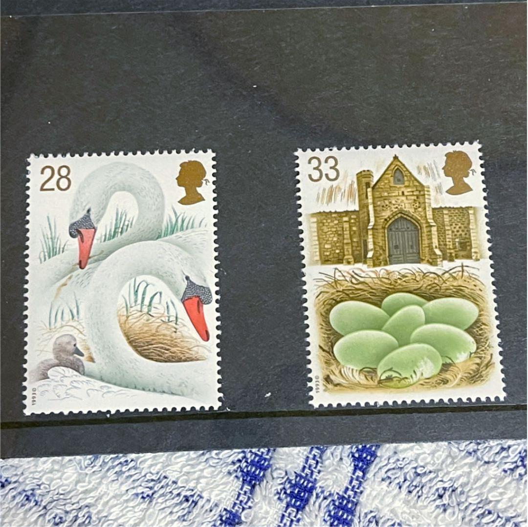 イギリス　英国　アボッツバリー白鳥飼養所600年　5種完 NH