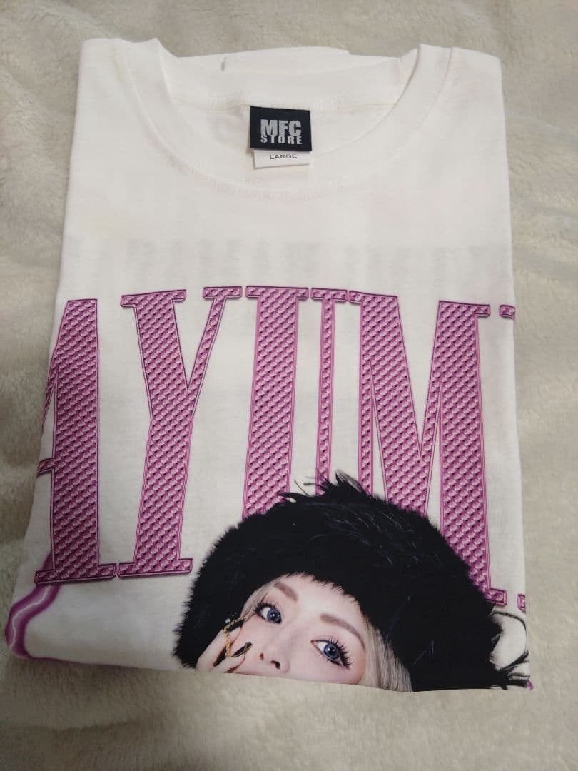 未使用 浜崎あゆみ　MFC Tシャツ L ホワイト