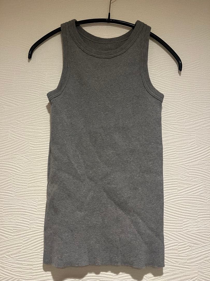 Deuxieme Classe LOREL RIB タンクトップ　グレー