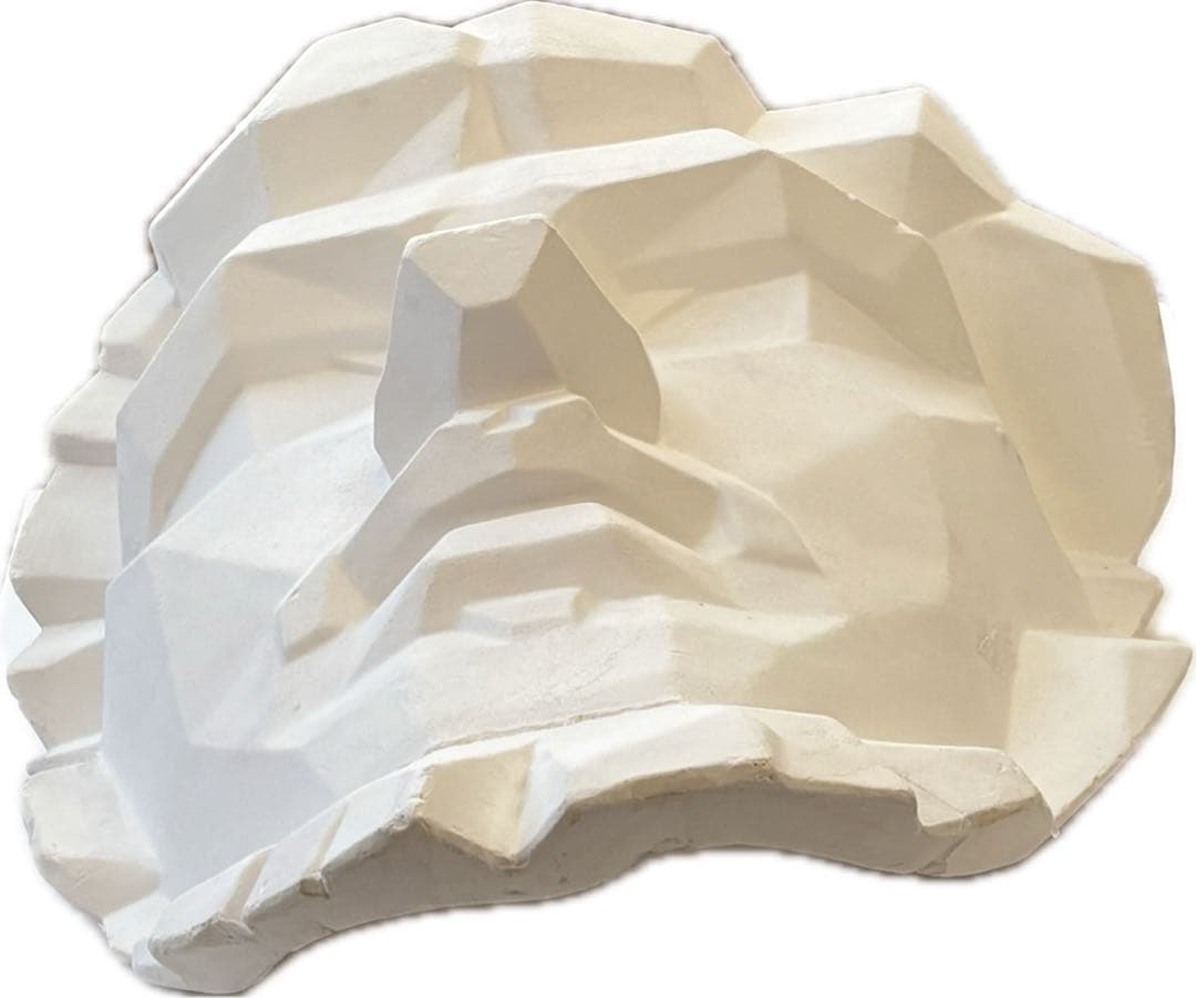 石膏像 ルキウス 男子大顔面 半面 面取り