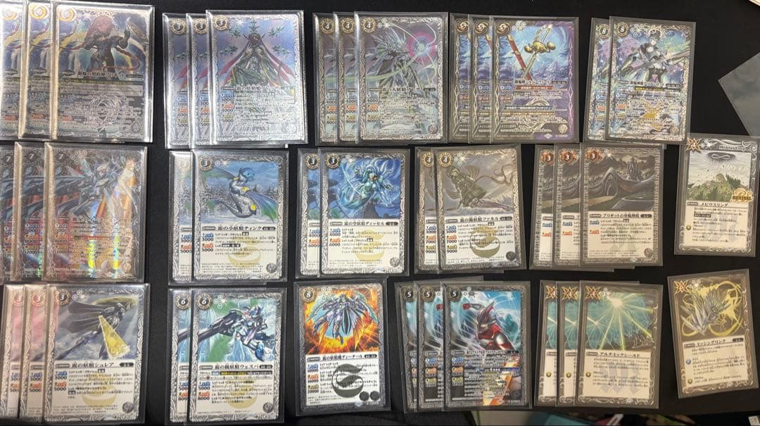 バトスピ ブリギット デッキ 調整パーツ スリーブ付き