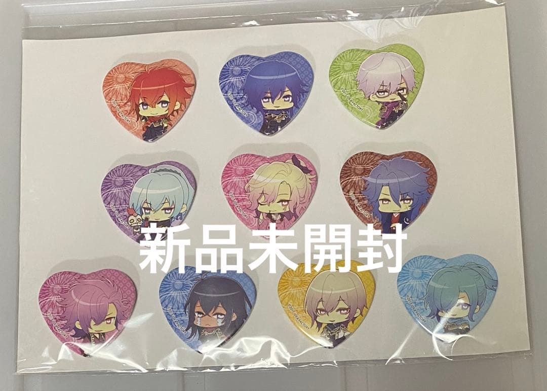 忍び、恋うつつ 甘蜜花絵巻 アニメイト限定セット 缶バッジ