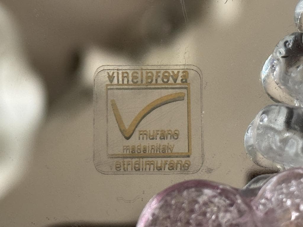 ムラーノガラス　＜Ｂ＞　壁掛け・スタンドミラー　ベネチアンガラス　イタリア