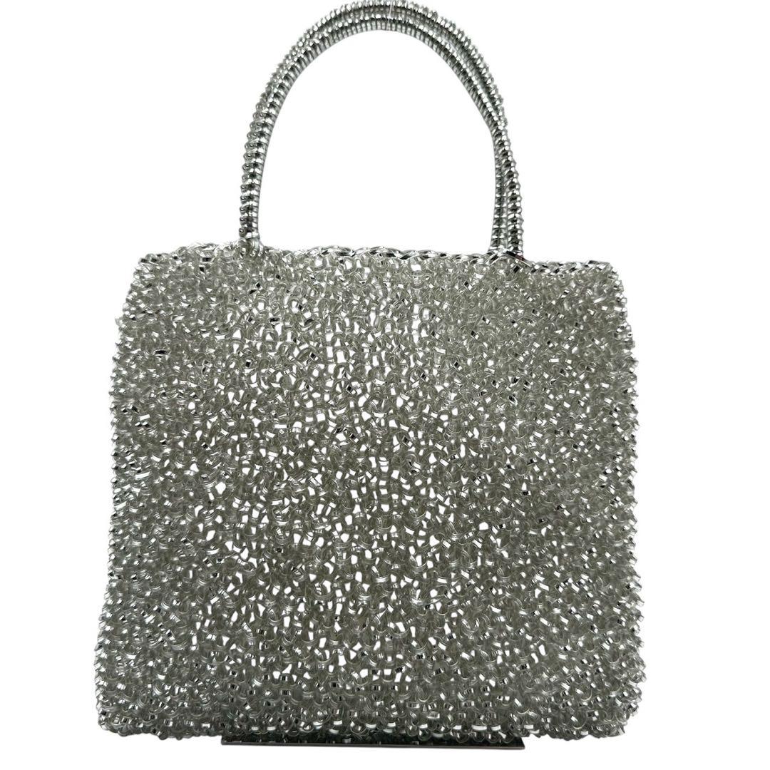 ANTEPRIMA ハンドバッグ スタンダード ミディアム ワイヤー シルバー系