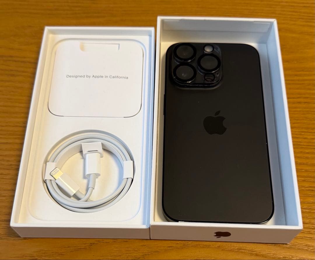 iPhone 14pro アメリカ購入 シャッター音なし　箱・充電ケーブル付き