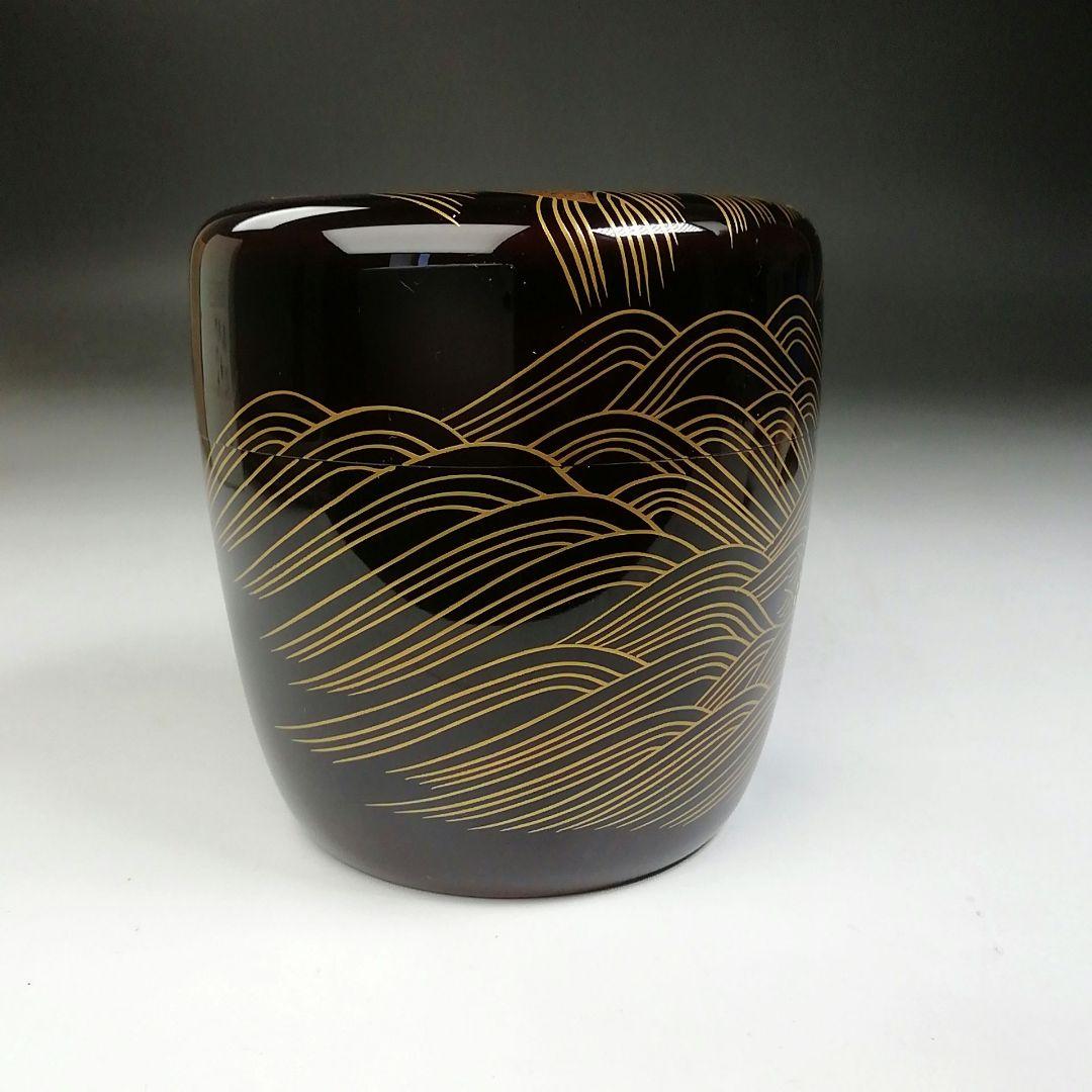 Ｔ７６８　棗　『波車蒔絵』『竹　大棗』『東春光』　共箱　茶道具