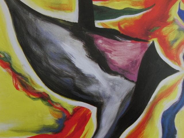 岡本太郎、【飛ぶ眼】、希少な大判額装用画集より、新品額装付