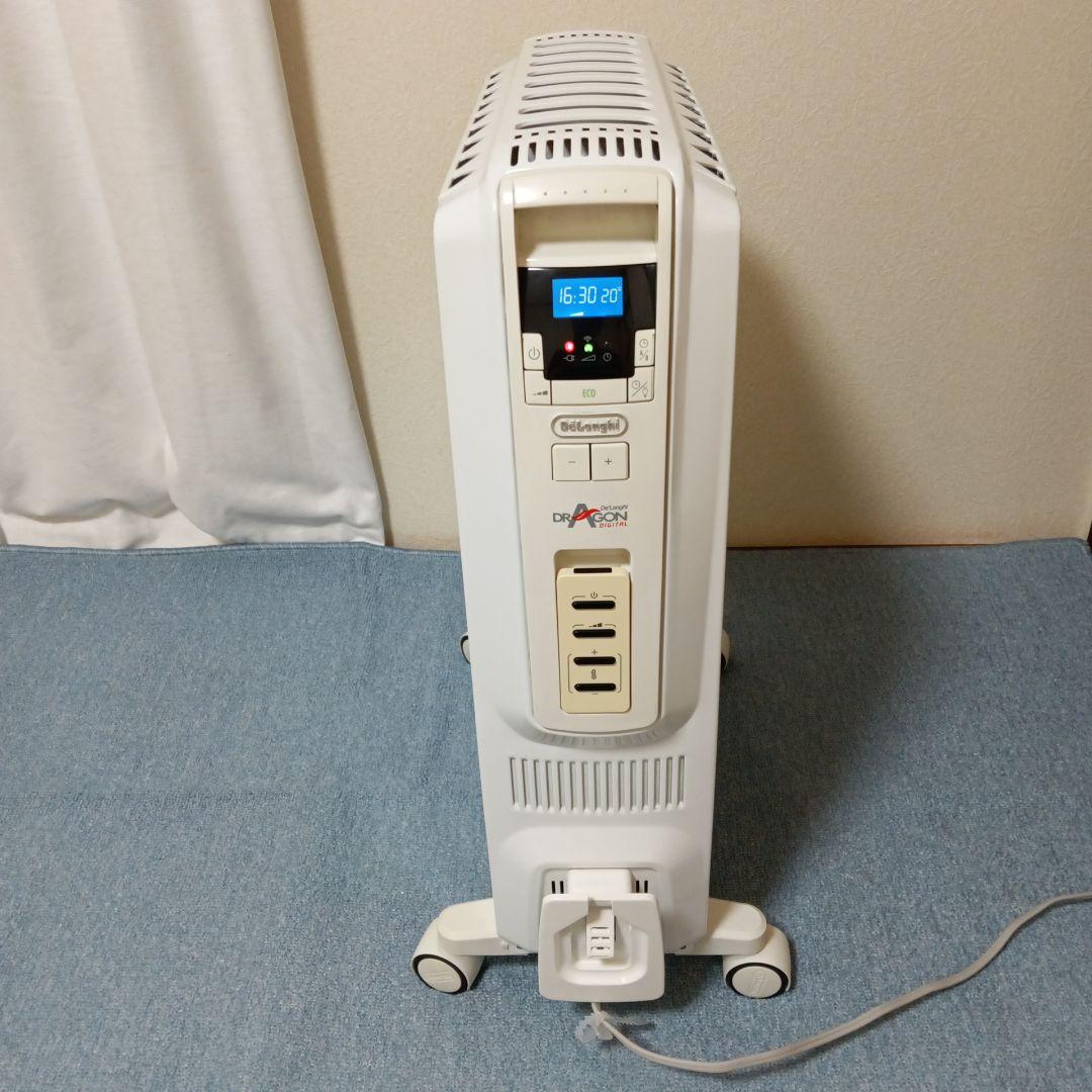 デロンギ オイルヒーター ドラゴンデジタル リモコン付 型式TDD0915W