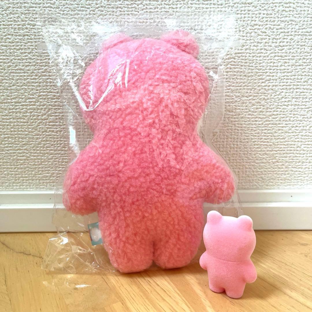 むにゅ　ぬいぐるみ　プクプク　シュピン　ピンクちゃん