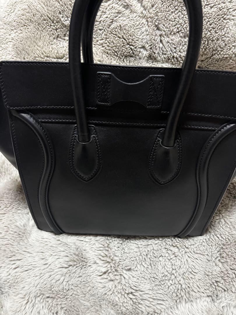 在庫処分　セリーヌ　ラゲージ　ミニショッパー　ブラック