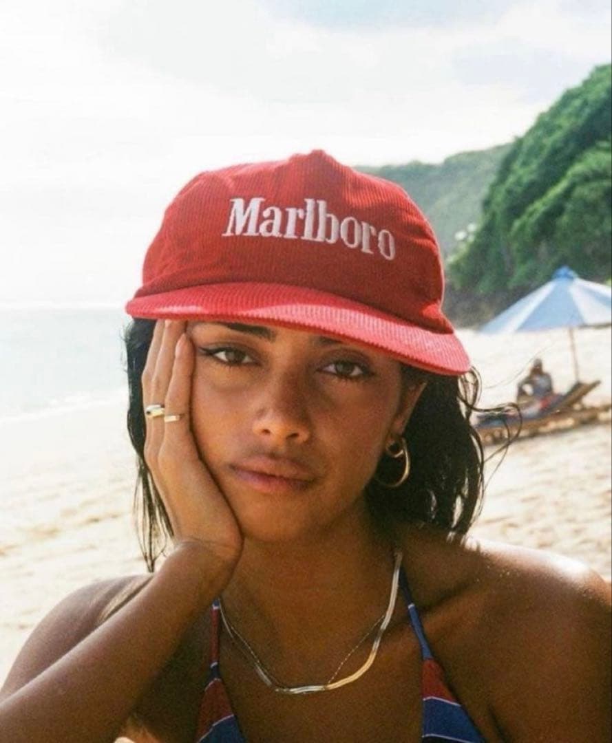 ヴィンテージ　80's Marlboro コーデュロイ キャップ