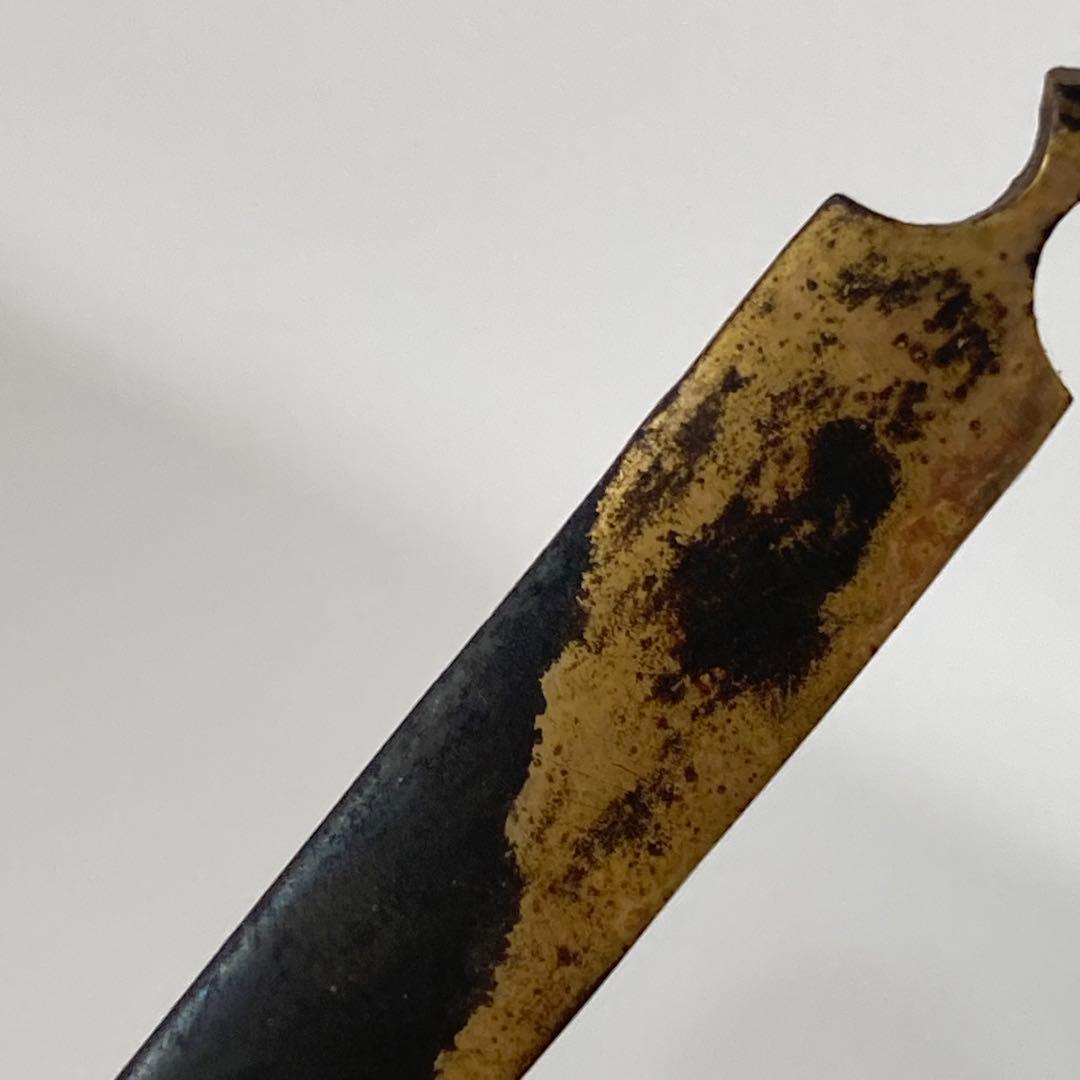 121804 アンティーク金工　刀剣　勝ち虫　蜻蛉　かんざし