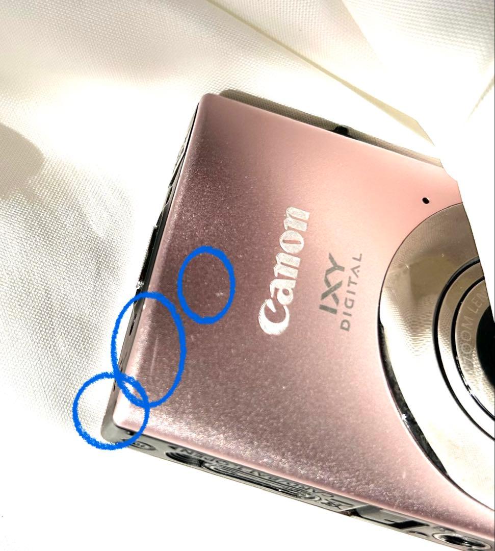 キャノンCanon IXY DIGITAL 20 IS （ピンク）動作品