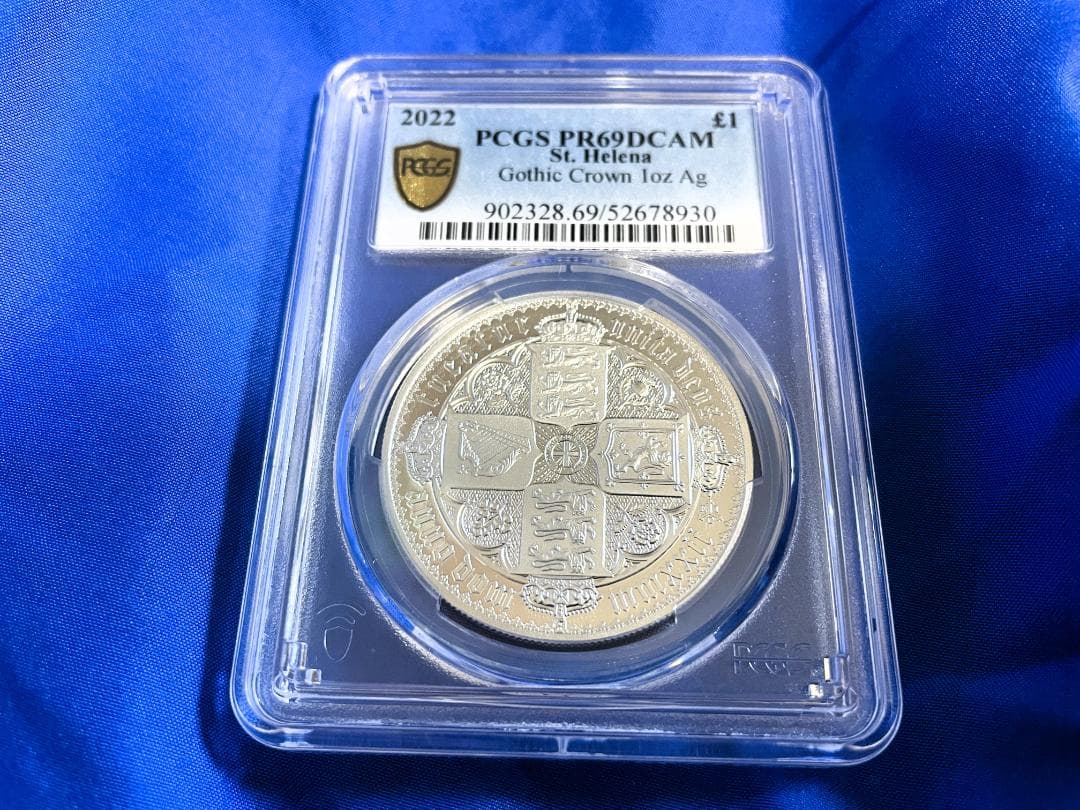 2022マスターピースゴシッククラウン1oz銀貨 PR69 (新品未使用)160