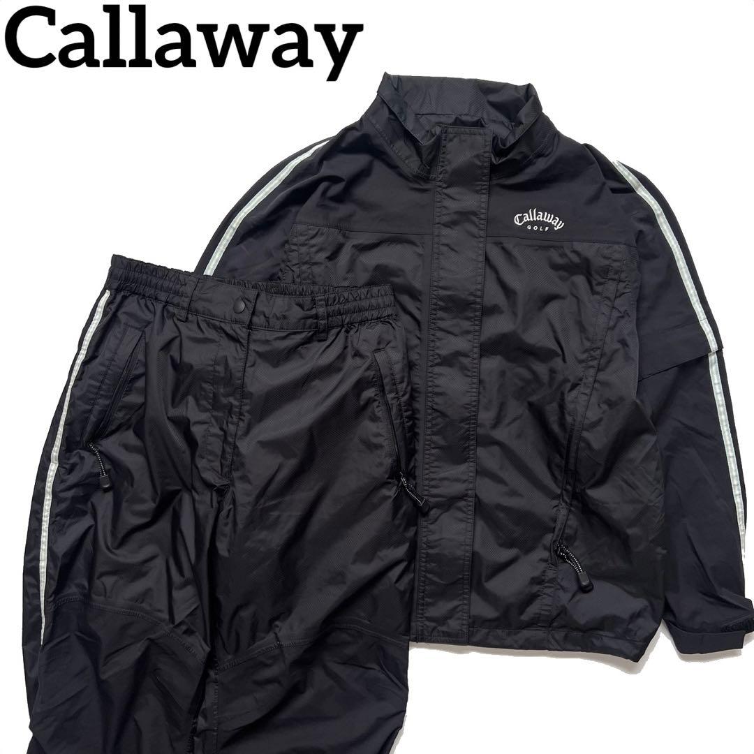 Callaway キャロウェイ　レインウェア　セットアップ　ゴルフ　レディース