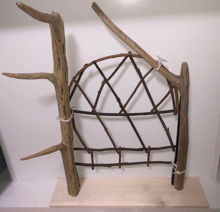 【No12】ペット　小鳥用　据え置き型　とまり木　バードアスレチック