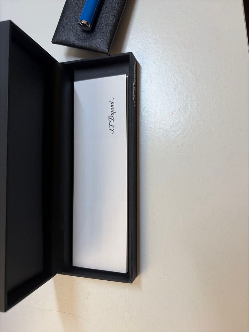 S.T. Dupont 青色 ボールペン 本体 専用ケース付き