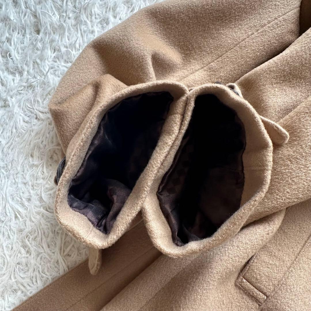 美品✨Moncada カシミヤ100%チェスターコート　ダブル　ロング　キャメル