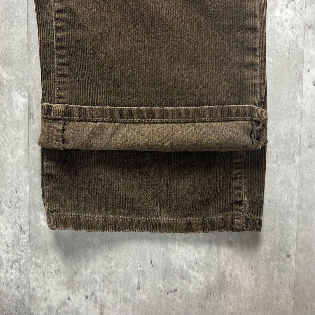 ラルフローレン ロゴタグ チノパン コーデュロイパンツブラウン W32 6055