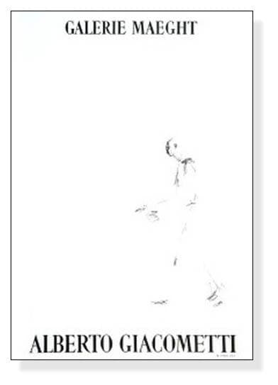 歩く男 1957/ジャコメッティ HommeQuiMarche1957/ポスター