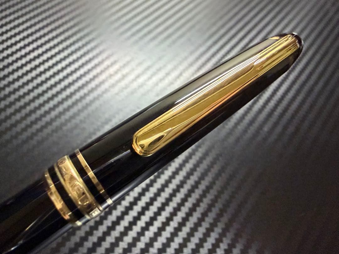 極美品 エボナイト芯 モンブラン 144 ブラック 全金 EF 極細字 万年筆