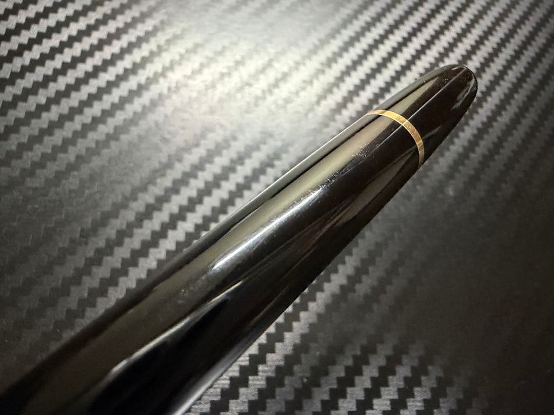 極美品 エボナイト芯 モンブラン 144 ブラック 全金 EF 極細字 万年筆
