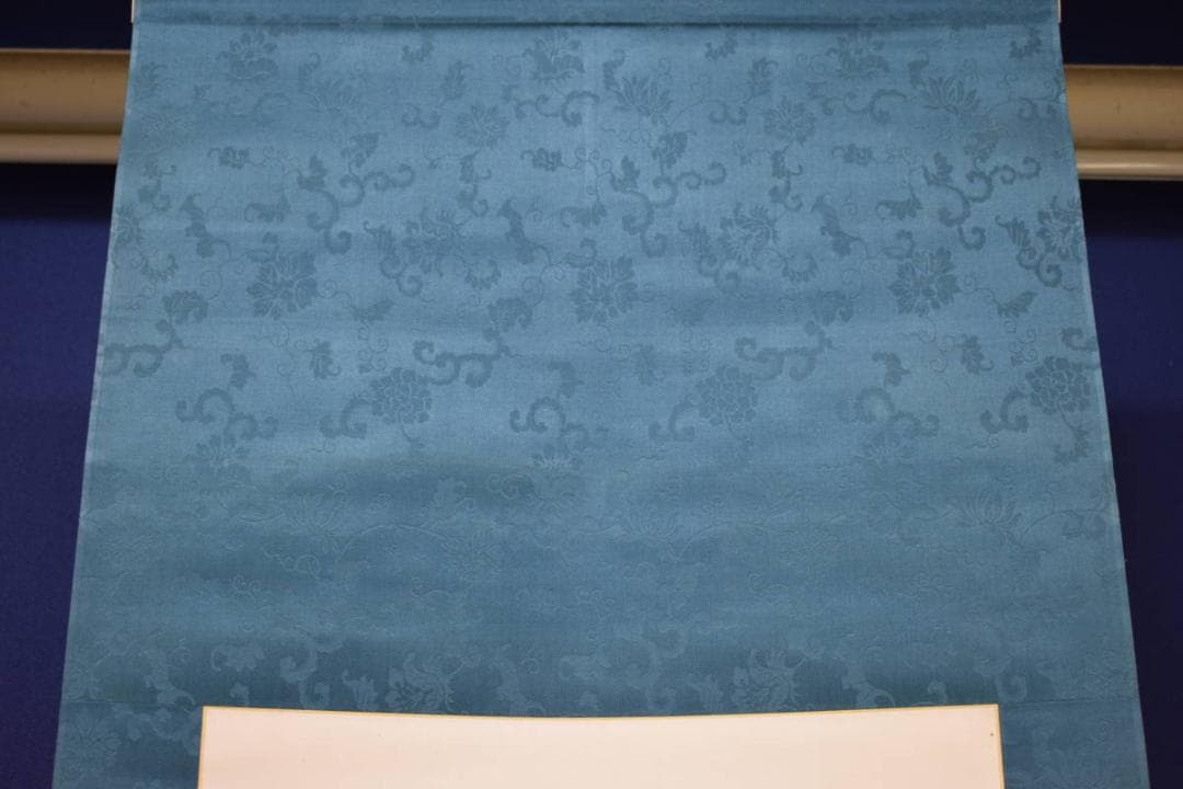 真作/野田九浦/山水帆船図/絹表装/布袋屋掛軸HI-431