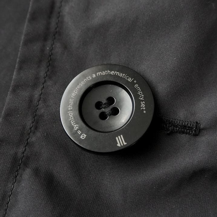 NILøS ニルズ 2020ss タフタ シャツ ジャケット 2 黒 ユリウス