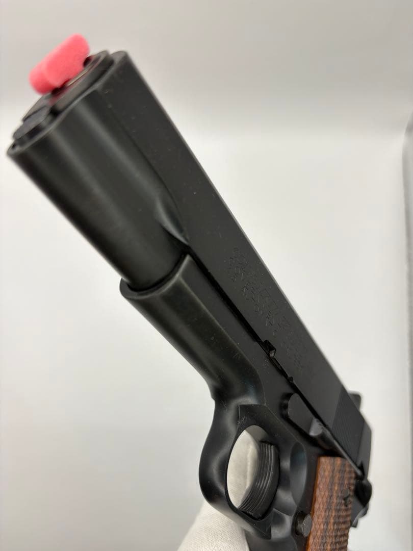 WA コルト MKIVシリーズ70 リアルスチール Ver. 木製スタンド