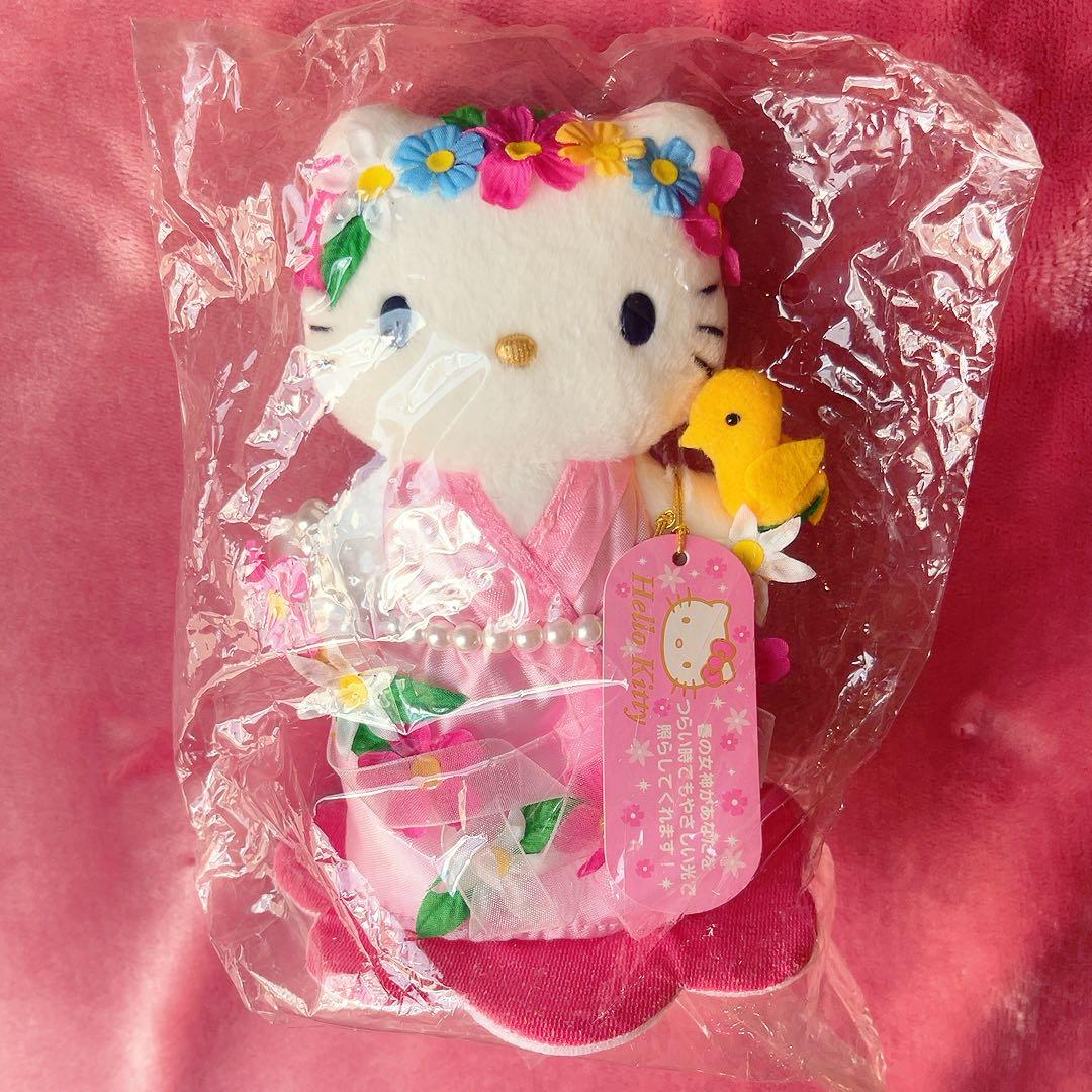 希少激レア　ハローキティ　春の女神　ぬいぐるみ　2002 サンリオ　平成レトロ