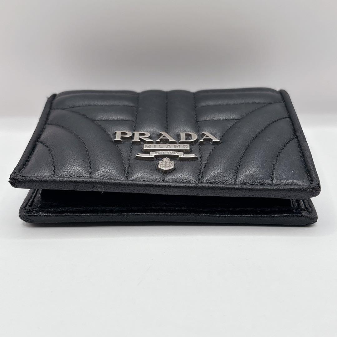 PRADA NAPPA IMPUNTURE二つ折り財布 キルティング