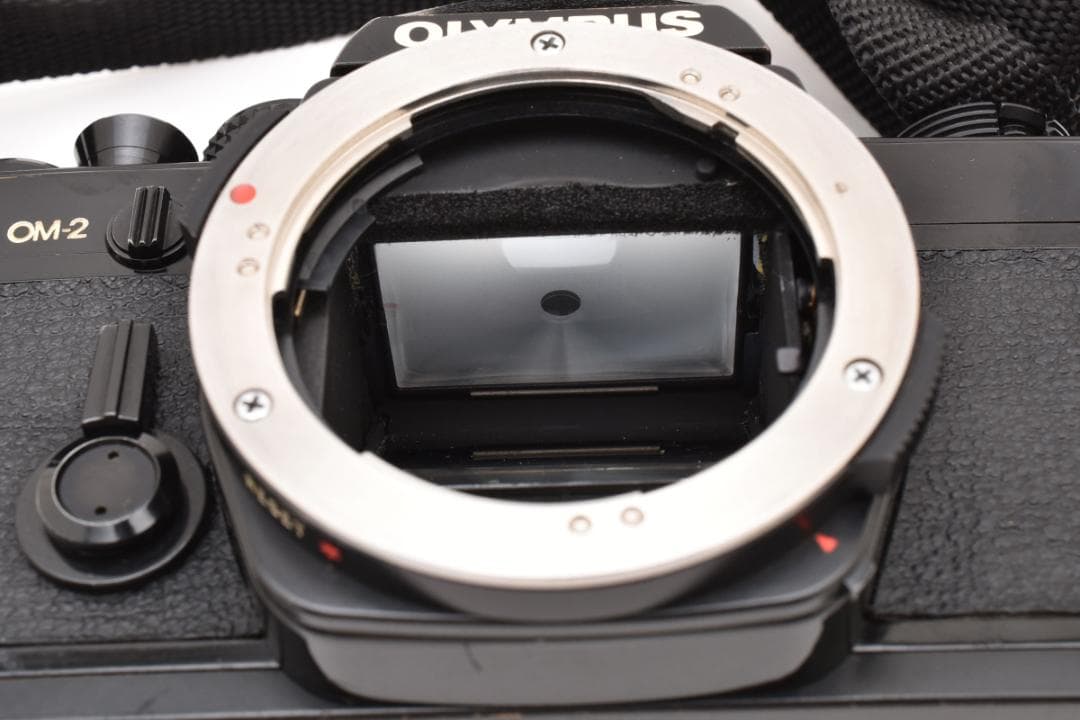 良品 OLYMPUS オリンパス OM-2 ブラック モルト新品交換済 M640