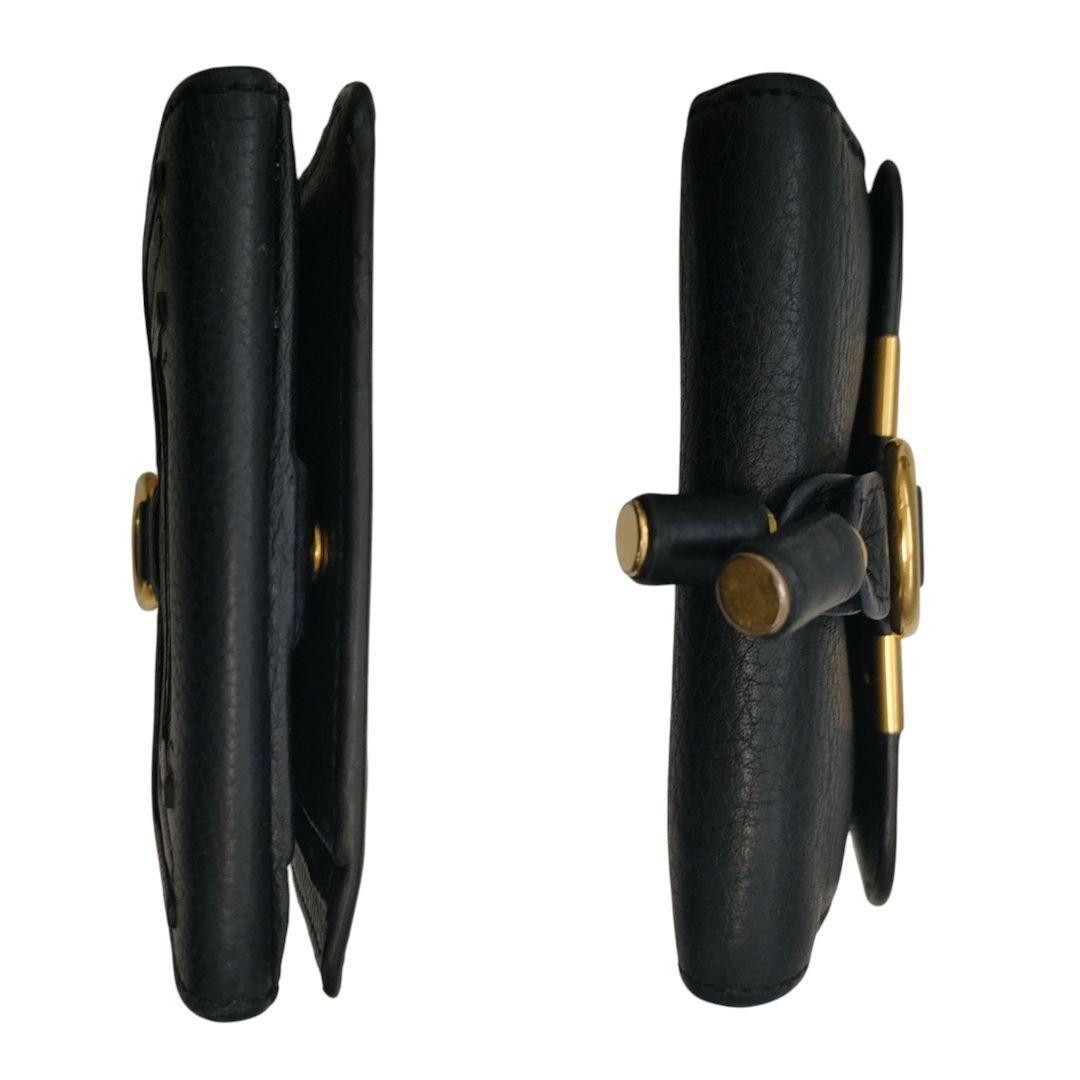 クロエ　二つ折り財布　マーシースクエアウォレット　ブラック　MARCIE