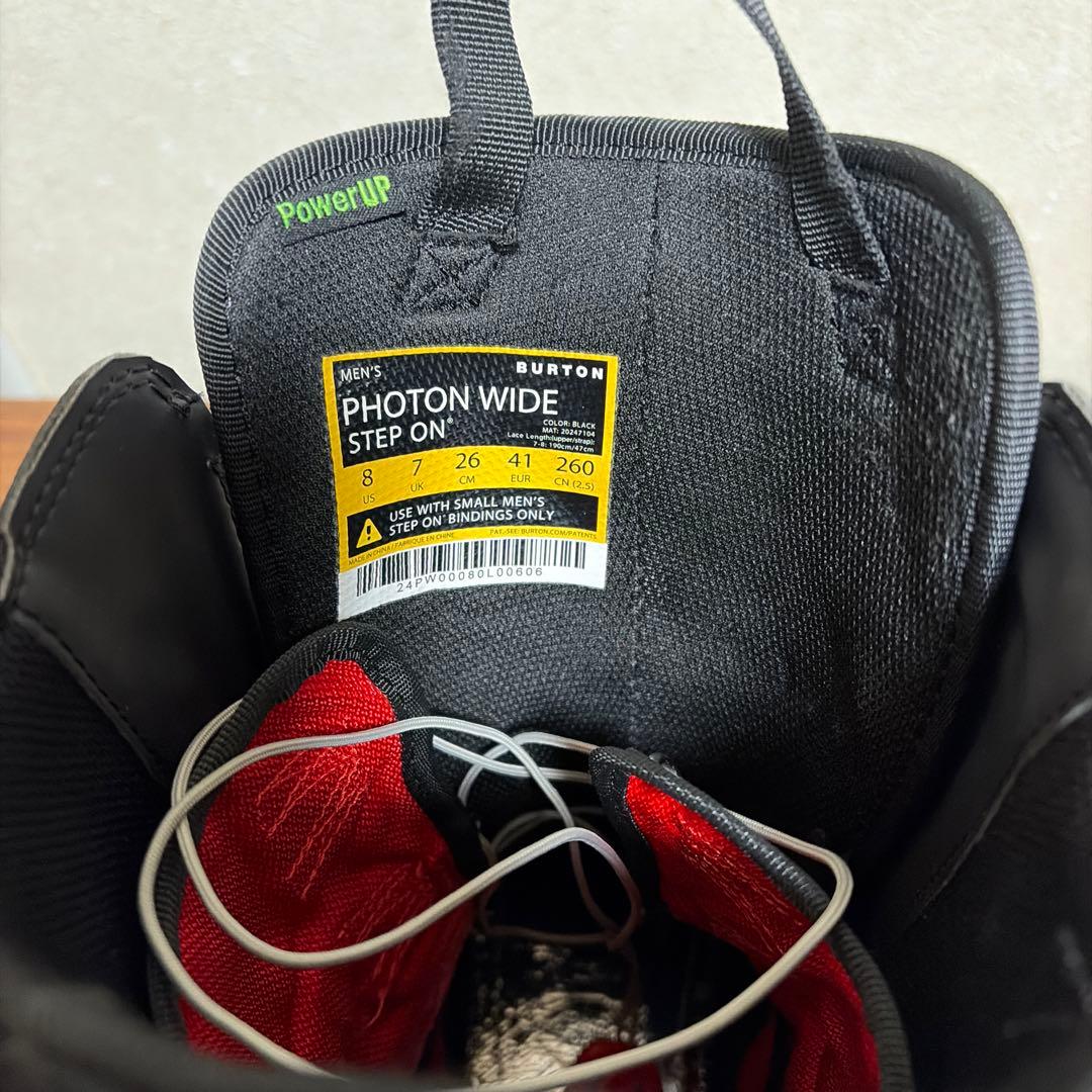 2023 BURTON Step On photon ブーツビンディング　左足