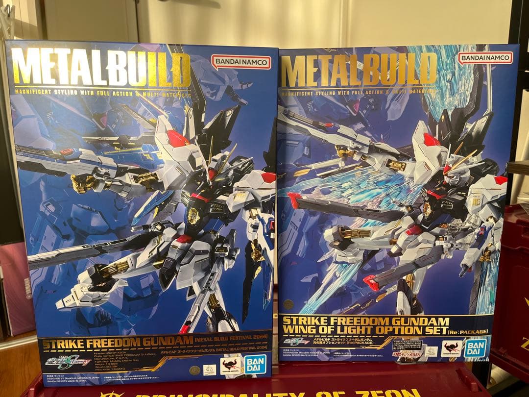 メタルビルド ストライクフリーダムガンダム 2024 光の翼 リパッケージセット