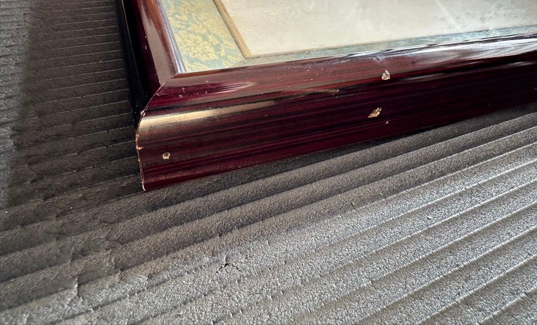 色紙サイズ　額　十代目　岩井半四郎色紙