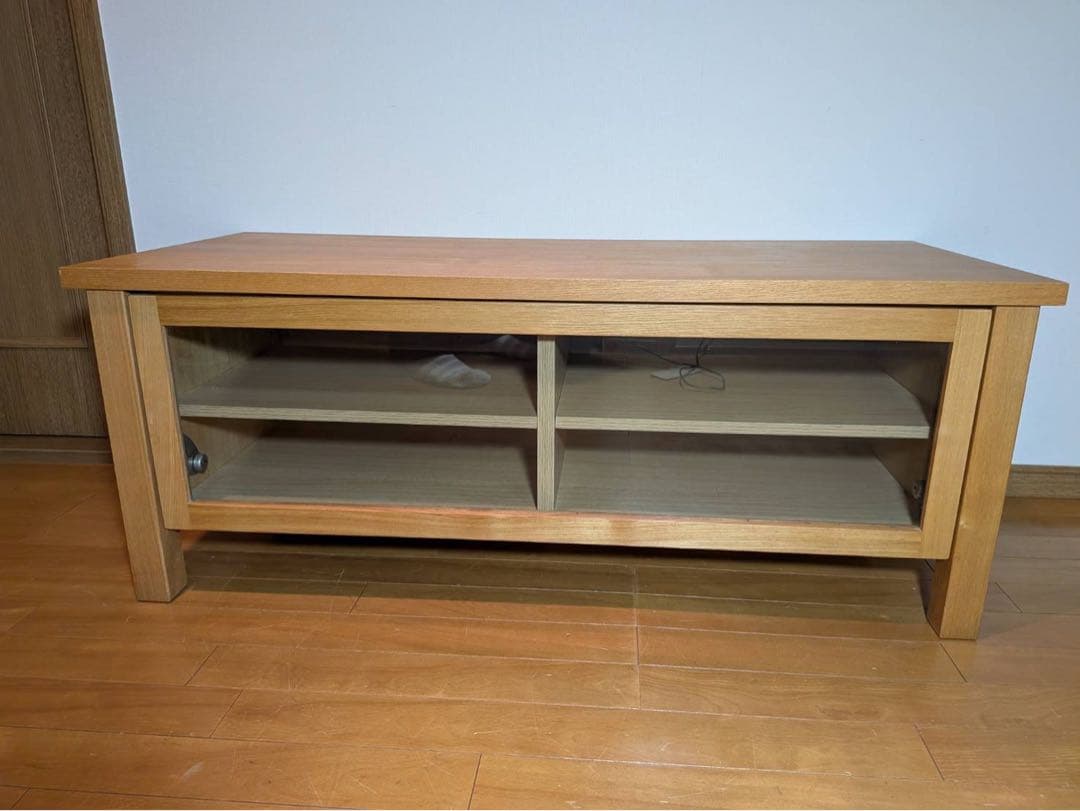 ■送料込■無印良品 木製テレビボード 棚 収納 木製家具 TV台 廃盤家具