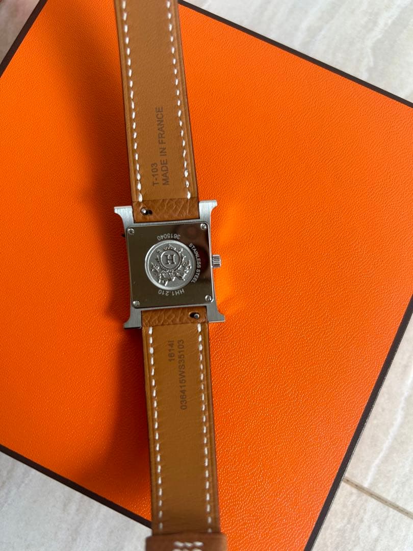 再値下げ❗️【新品未使用】HERMES エルメス　Hウォッチ腕時計　PM25